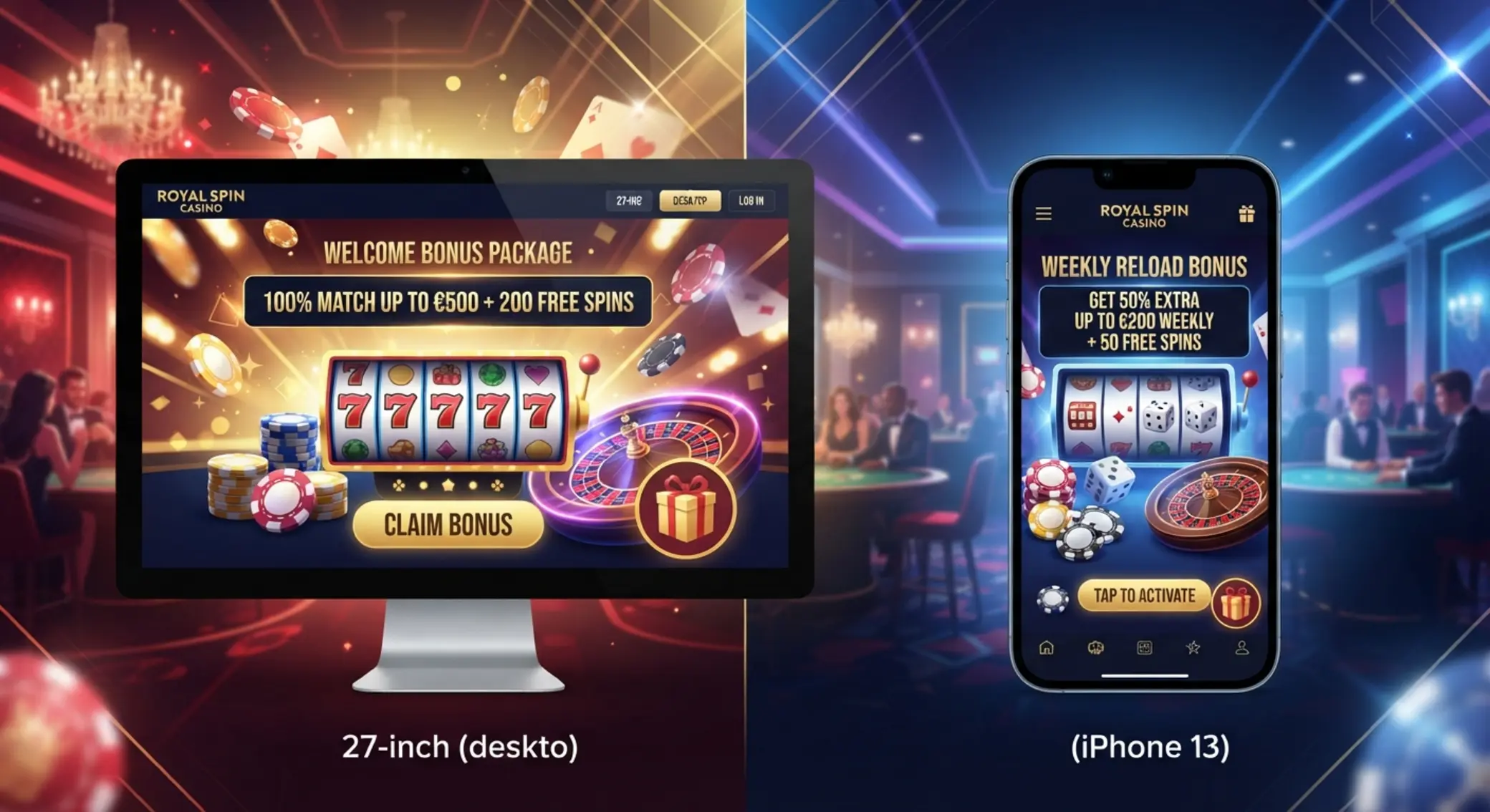 GG Bet és Vegas kaszinó bónusz összevetése Két online kaszinó bónusz összehasonlító illusztrációja