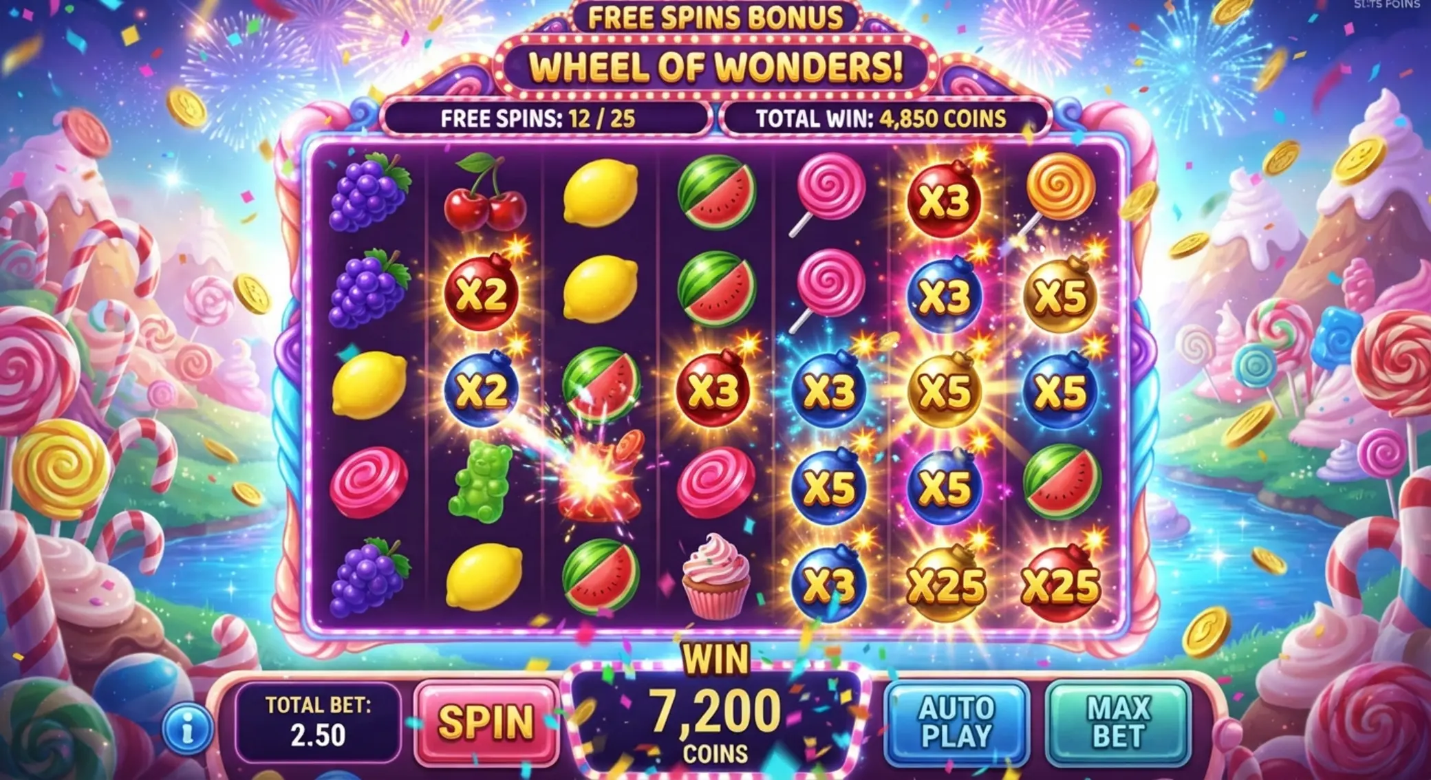 Sweet Bonanza 1000 bónuszkör és szorzók Sweet Bonanza 1000 free spins és szorzók hangulati képe