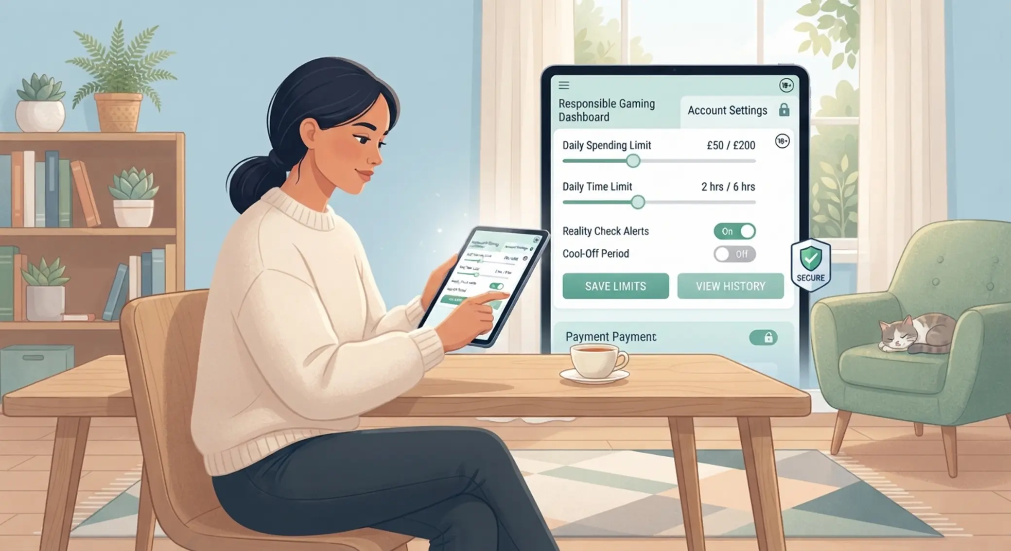 Biztonságos és felelős online játék Játékos limiteket állít be biztonságos online játékhoz