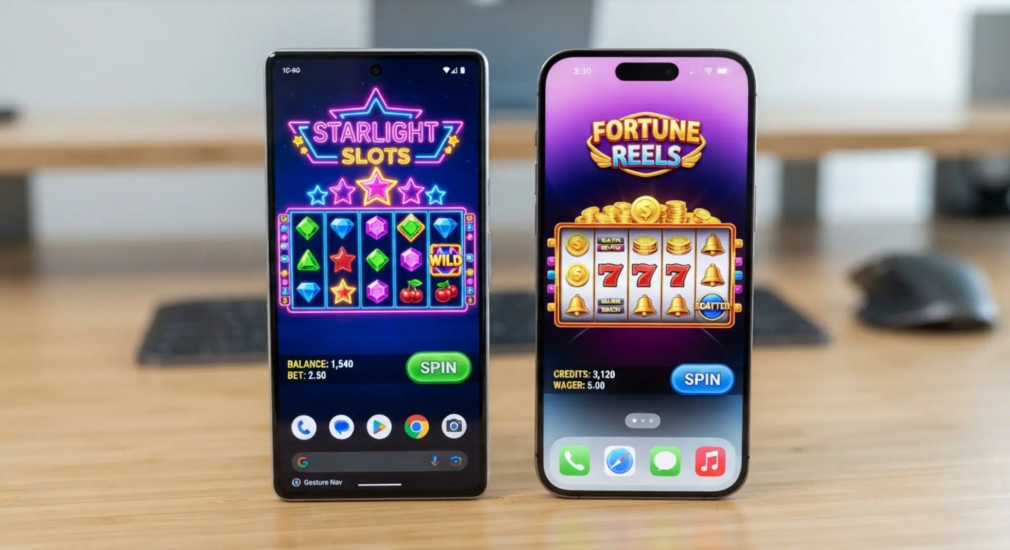 Android és iPhone mobil nyerőgép alkalmazások összehasonlítása